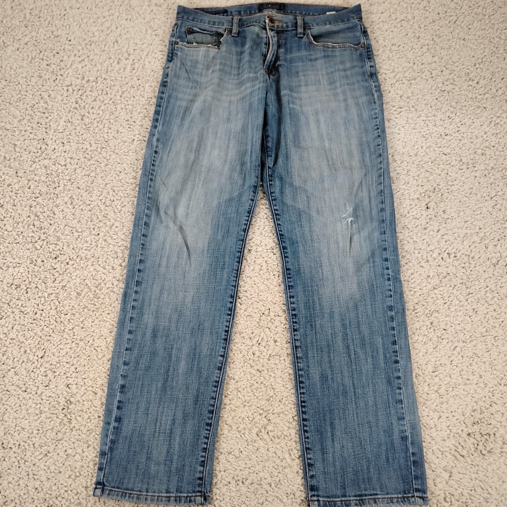 Lucky Brand Jeans Mens 34x34 Blue 221 Original Straight Denim Western Cowboy